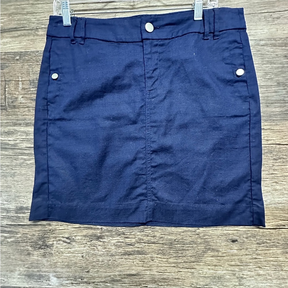GAP Blue Mini Pencil Skirt Womens Size 8